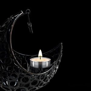 Crescent Moon Tea Candle Holder